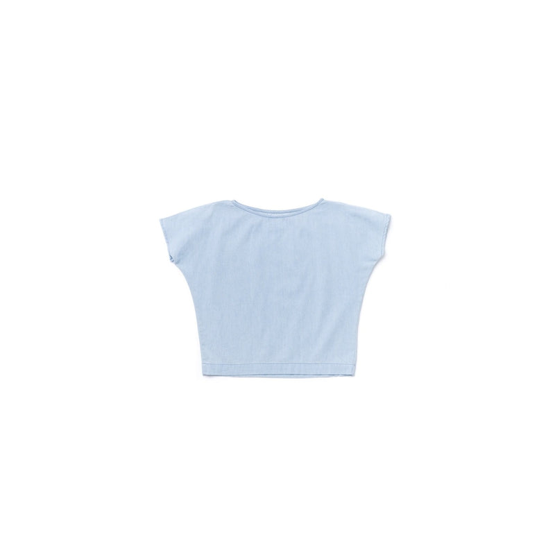 Chambray Dolman Sleeve Top