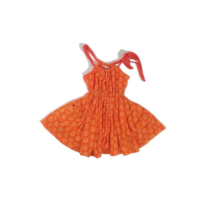 Orange Dot Sundress
