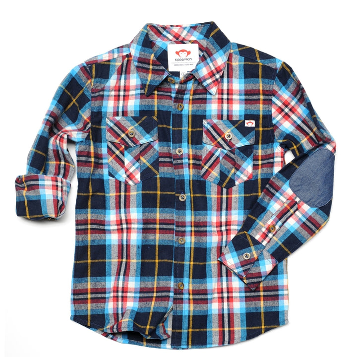 Peacoat Plaid Flannel Shirt