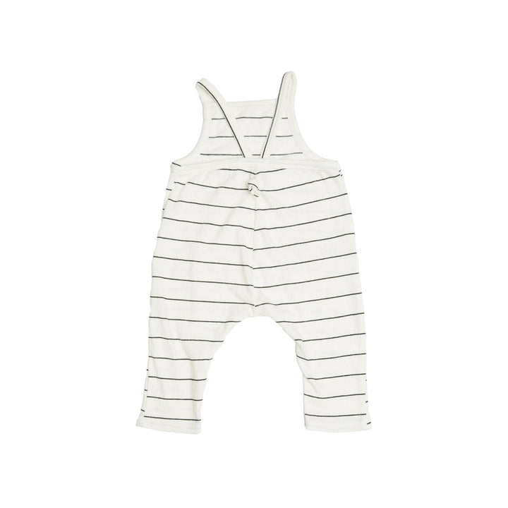 Peyton Ivory Unisex Stripe Romper