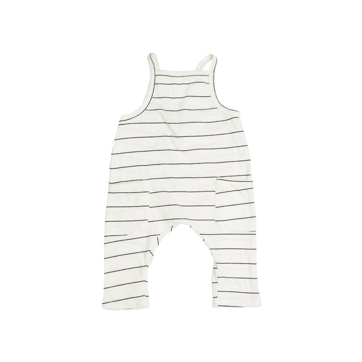 Peyton Ivory Unisex Stripe Romper