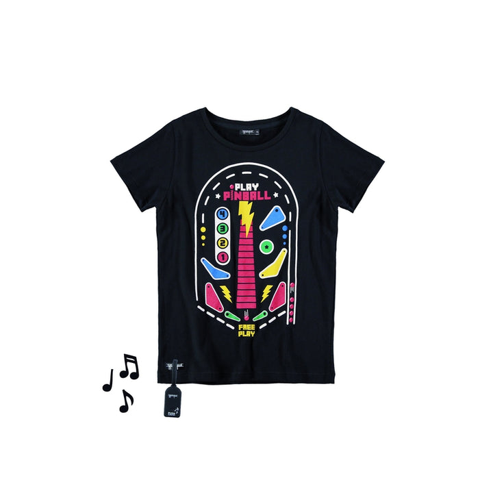 Black Pinball Tee