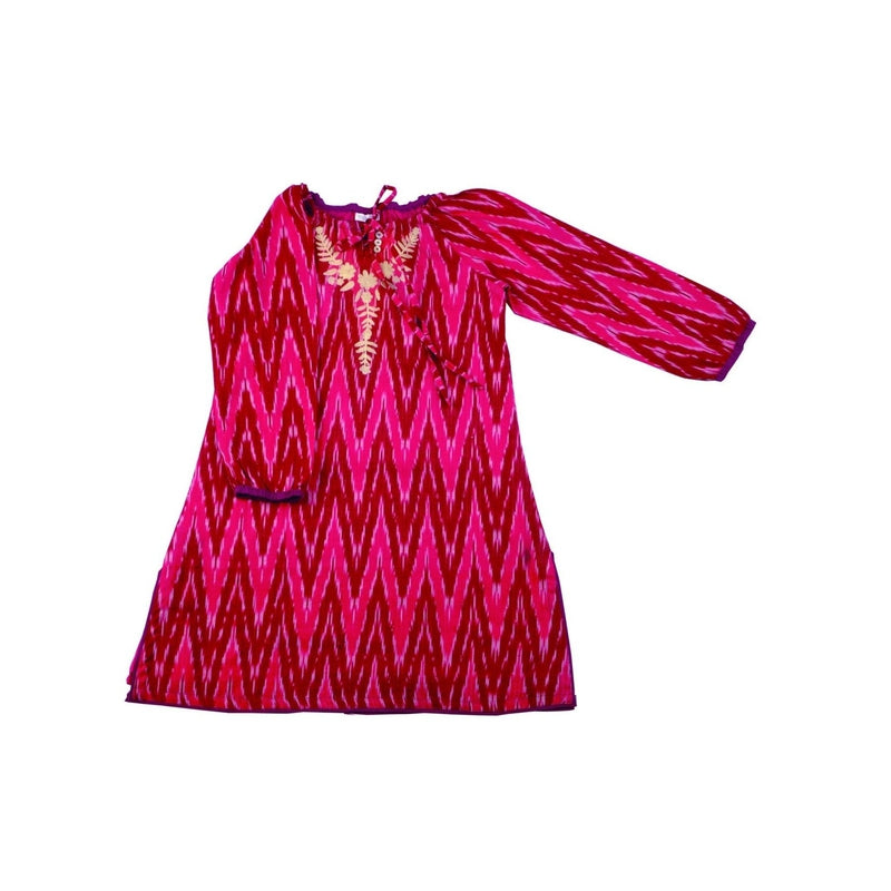 Ikat Pink Dress