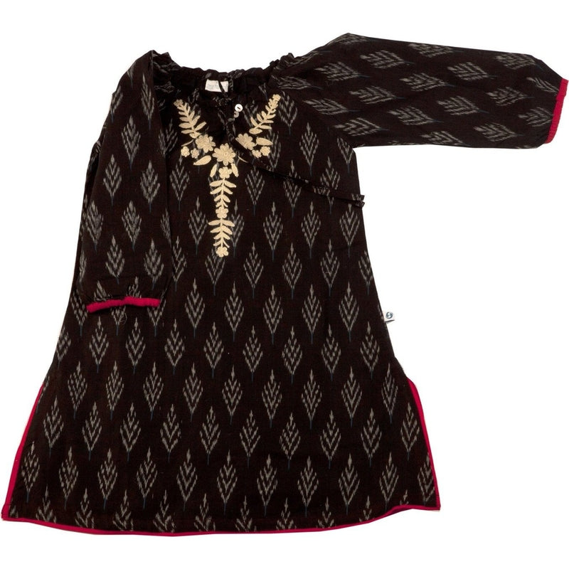 Black Ikat Dress
