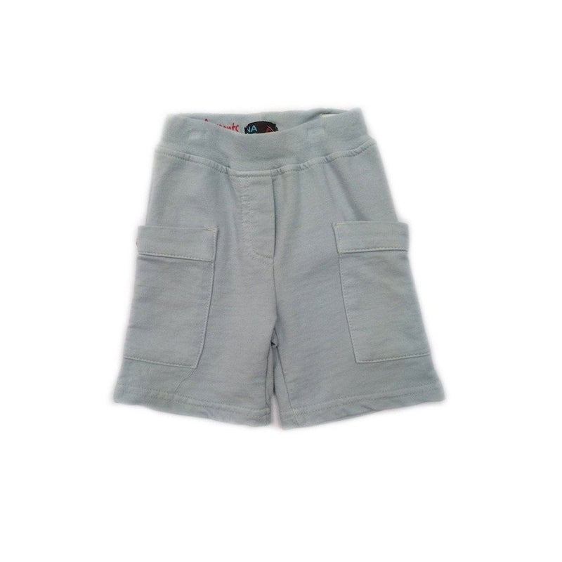 Grey Knit Cargo Short