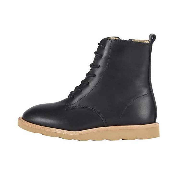 Rodney Black Leather Boot