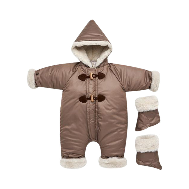 Romance Woven Newborn Snow Suit