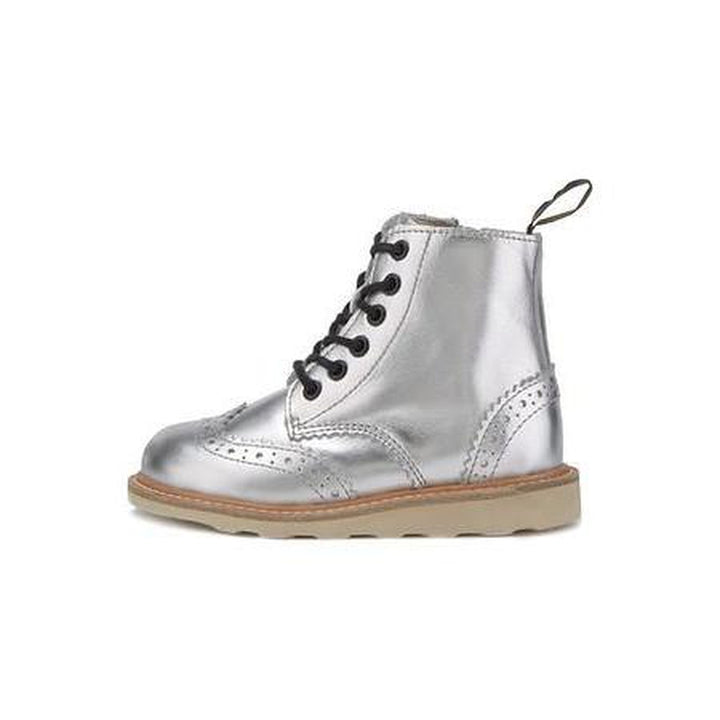 Sidney Leather Silver Boot