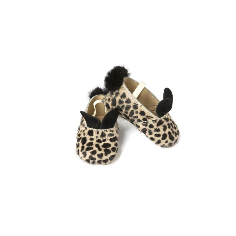 Leopard Bunny Ballerina Flat
