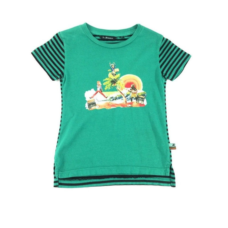 Striped Coconut Record Tee