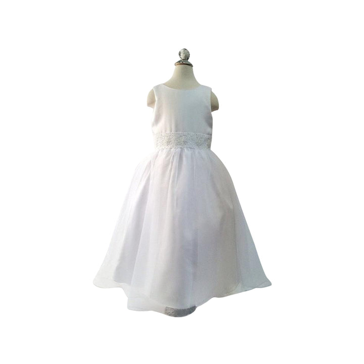 Sleeveless Organza A Line Dress