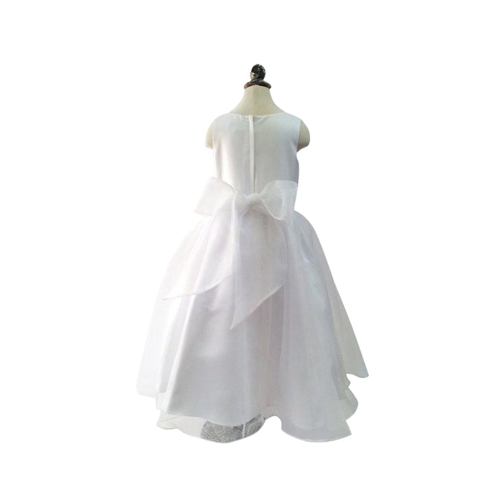 Sleeveless Organza A Line Dress