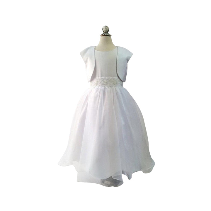 Sleeveless Organza A Line Dress