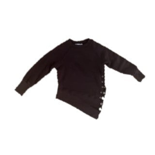 Wine Weekender Lace-up Sweat