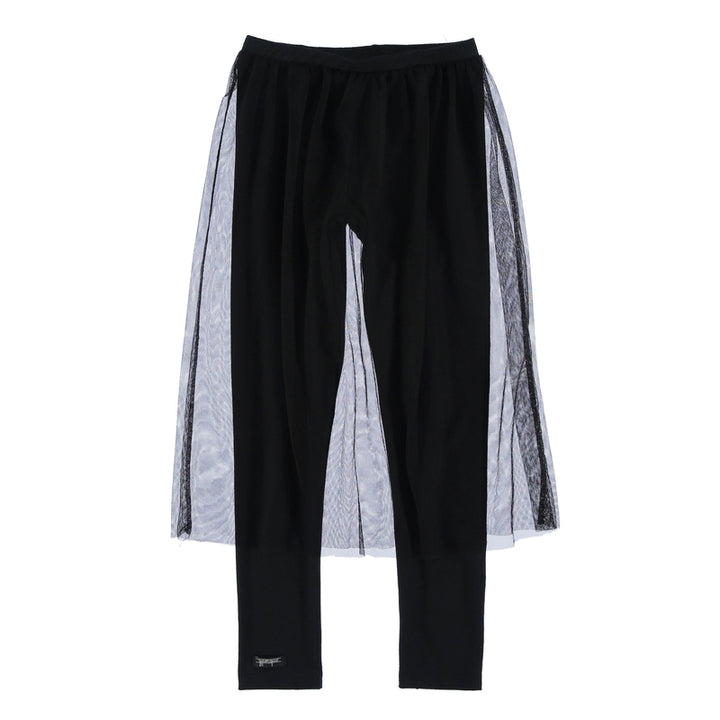 Black Tulle Leggings