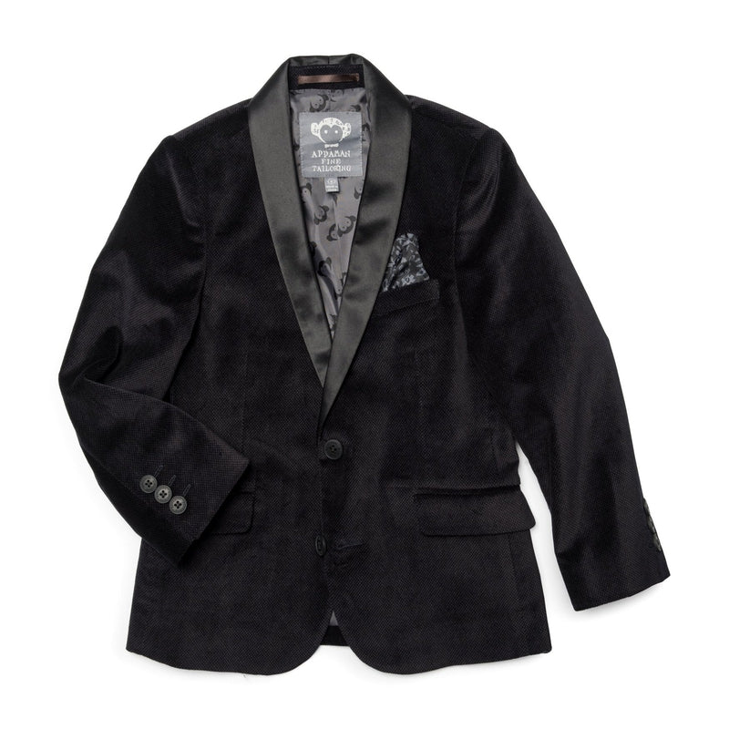 Nightshade Velvet Shawl Collar Blazer