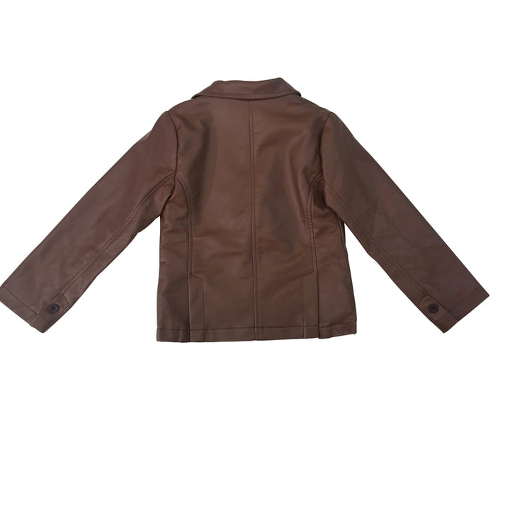 Vegan Leather Blazer