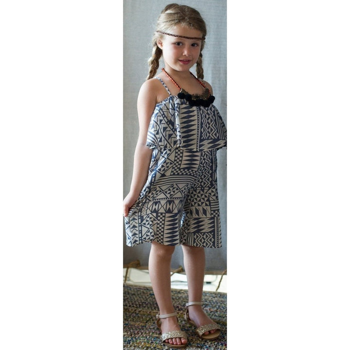 Batik Petra Ruffle Romper