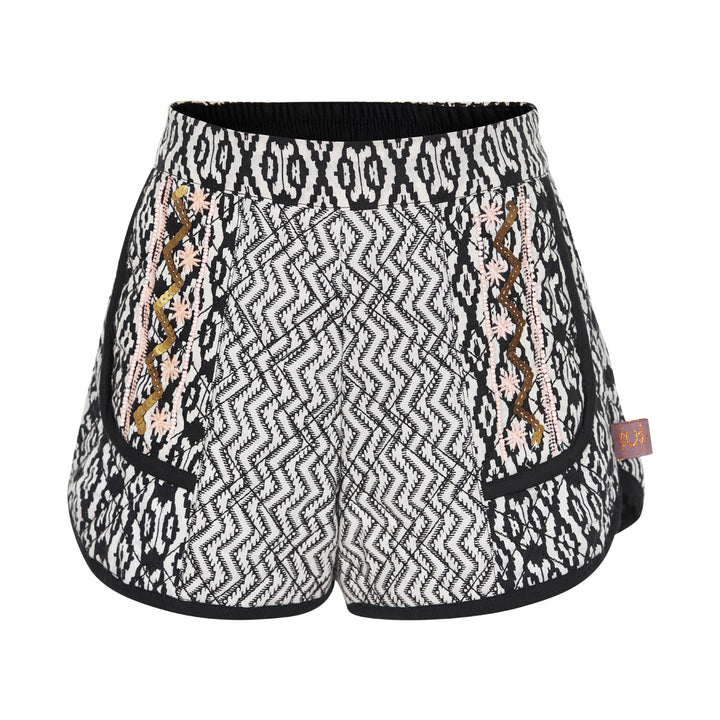 Black Hawaii Jacket & Short Set