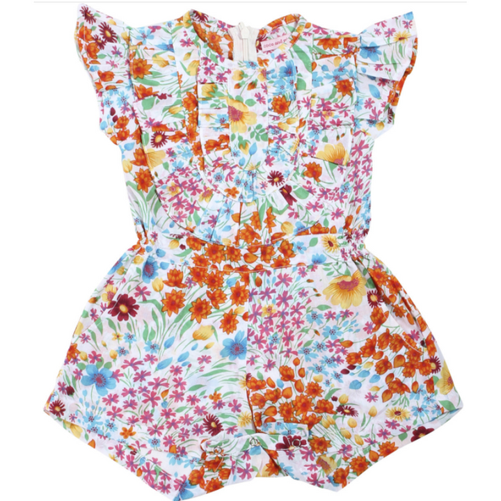 Paris Gypsy Cream Peony Sunsuit