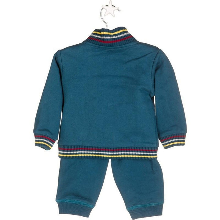 Suede Plush Navy Suit