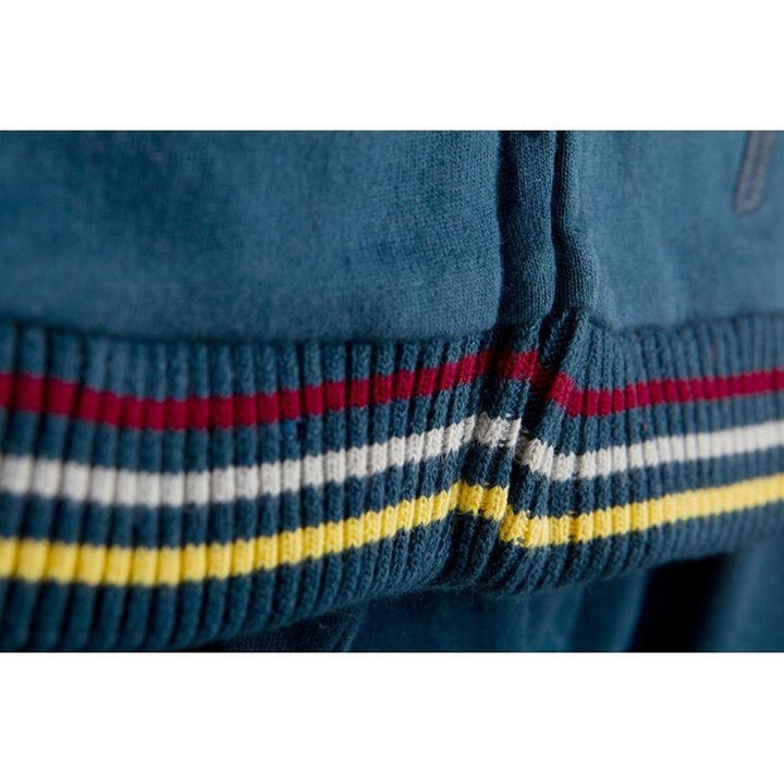 Suede Plush Navy Suit