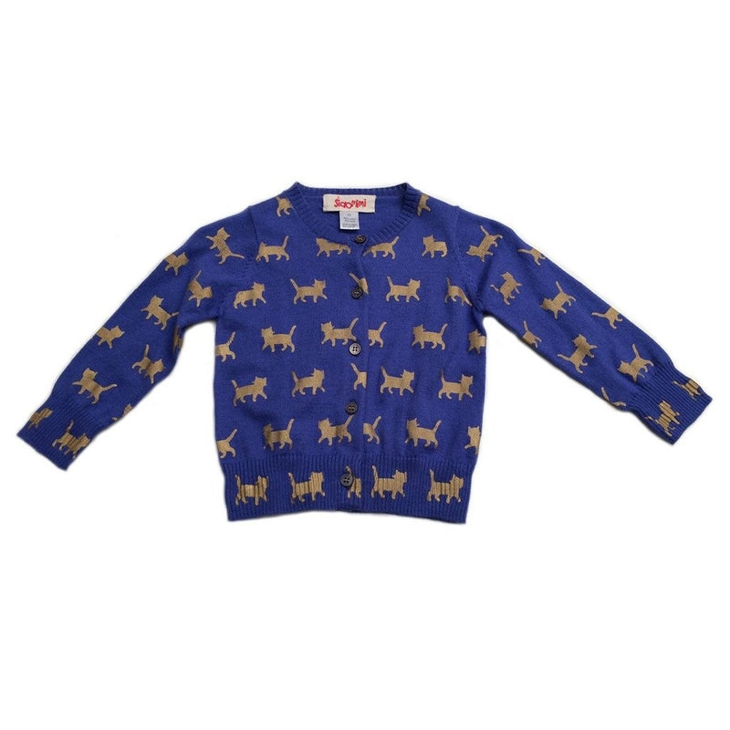 Gold Cat Cardigan