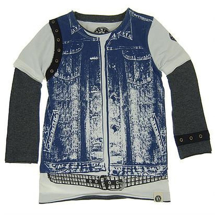 Denim Vest Rebel Shirt