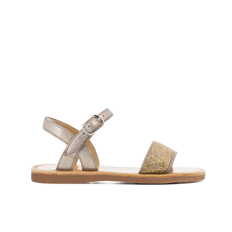 Plagette Buckle Tao Bronze Sandal