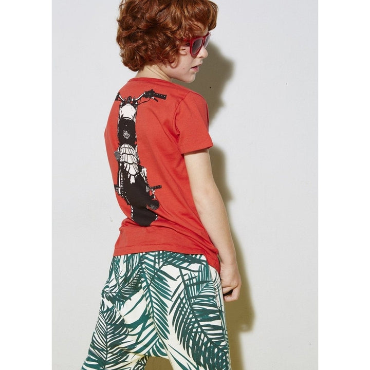 Red Motorbike Tee