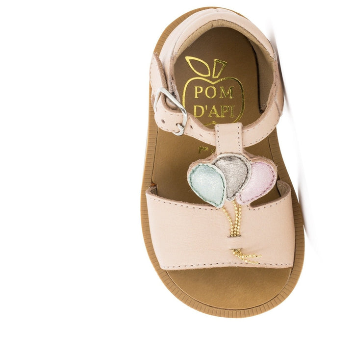 Poppy Balloon Nude Sandal