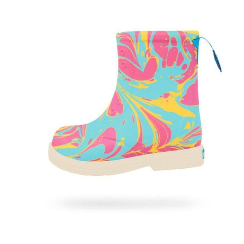 Sid Boot Marbled Surfer Blue & White