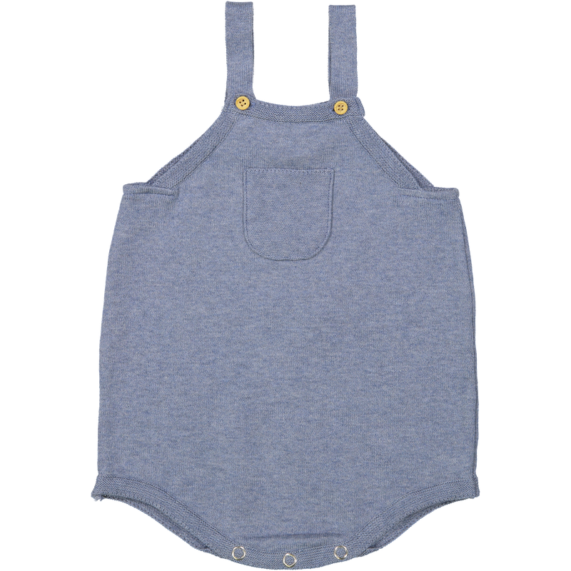 Blue Knit Overall