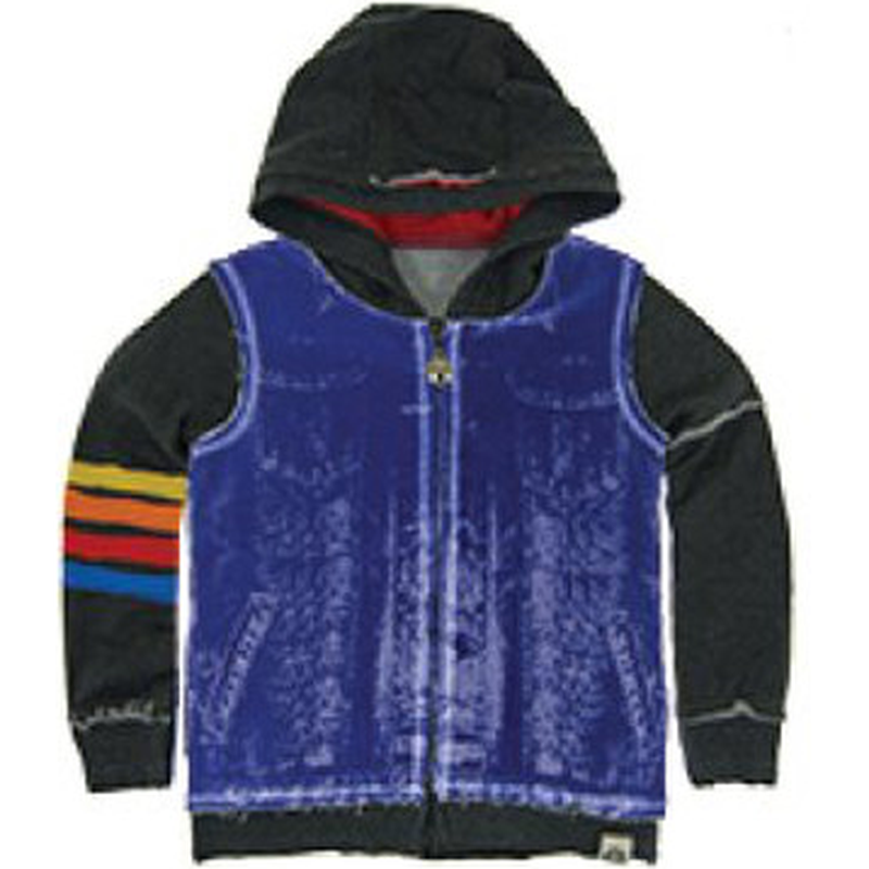 Vintage Denim Vest Hoody