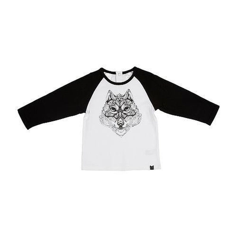 Wolf Raglan Tee