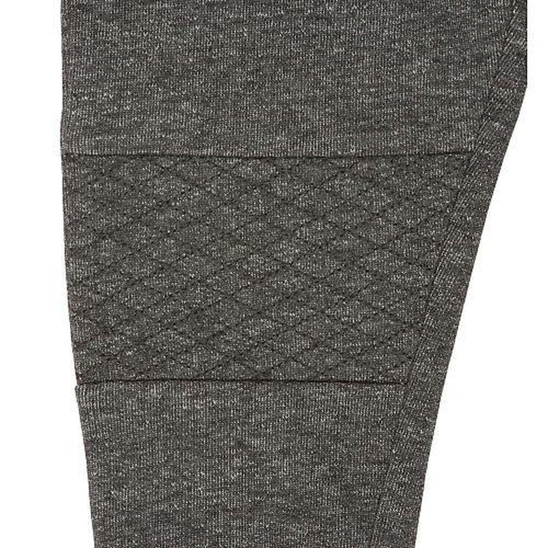 French Terry Grey Quilted Pant