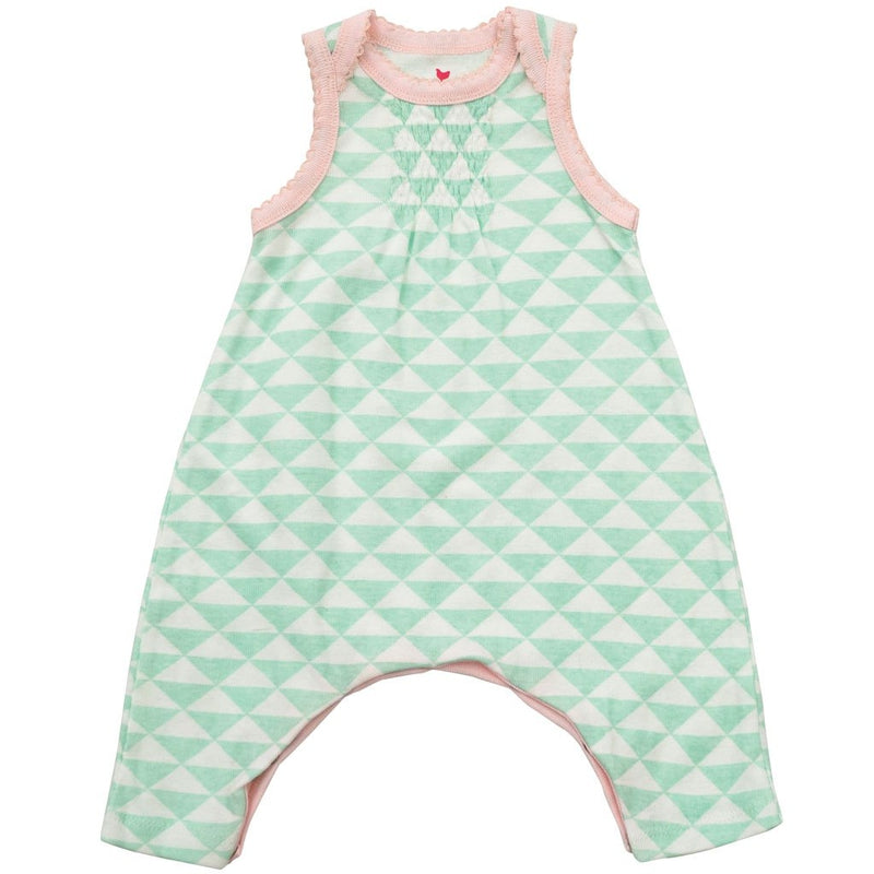 Reese Romper Honeydew Triangle