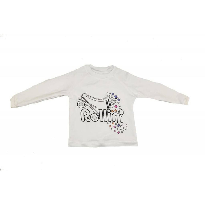 White Rollin Pullover