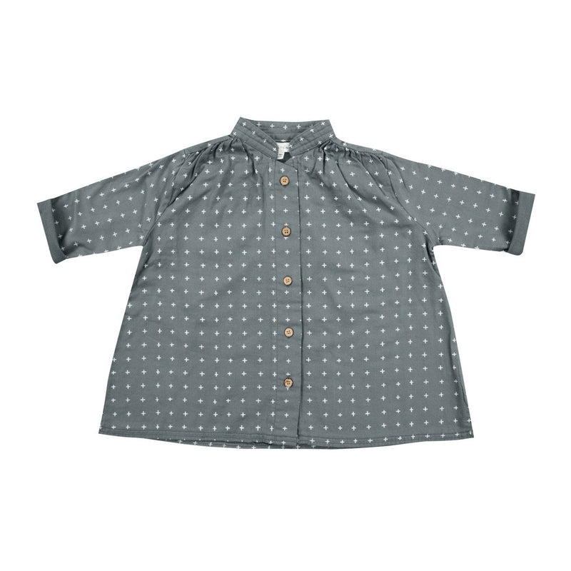 Washed Indigo Shirt Dress
