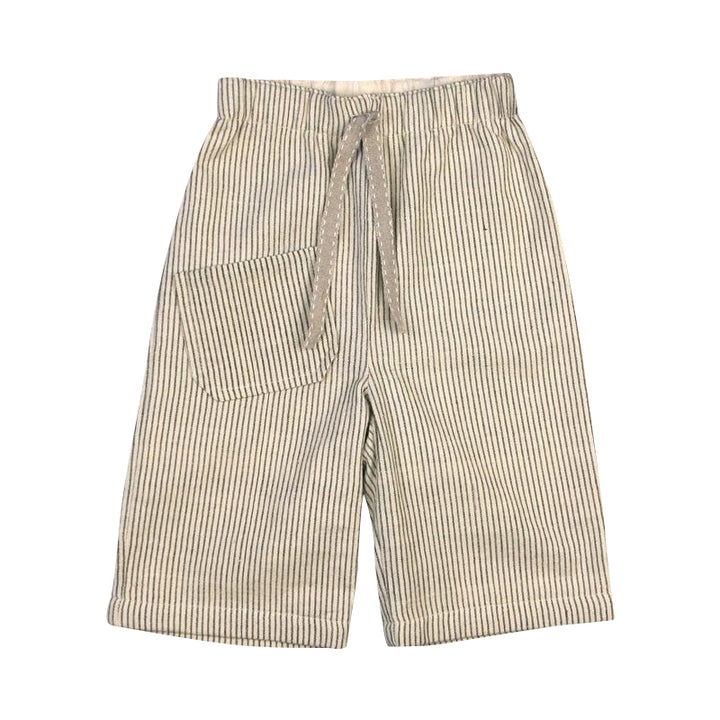 Button Top With Striped Pant