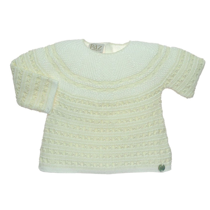 Cream Hand Knitted Sweater Set