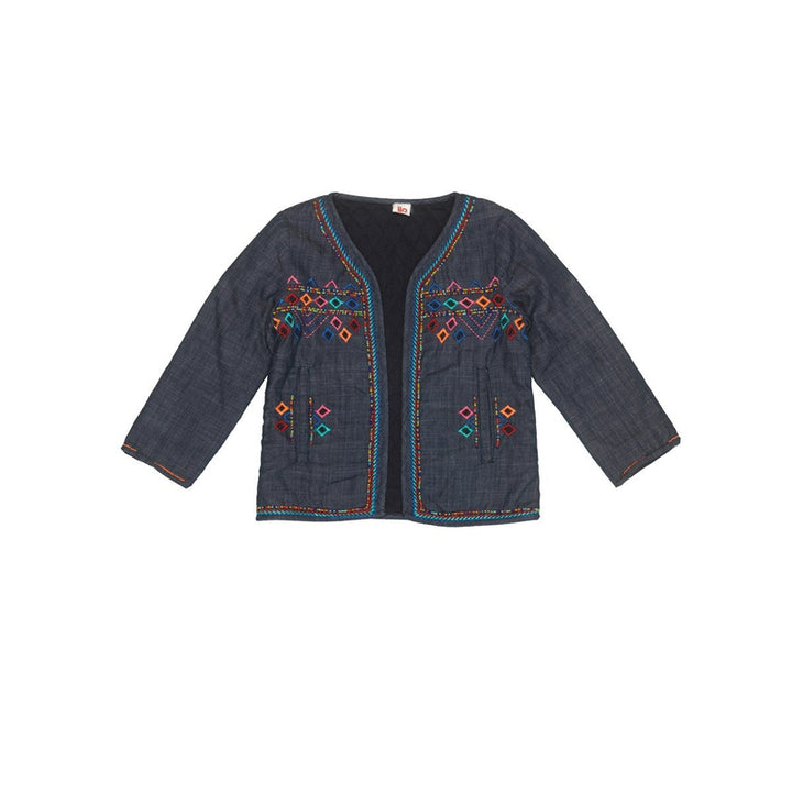 Denim Embroidered Jacket