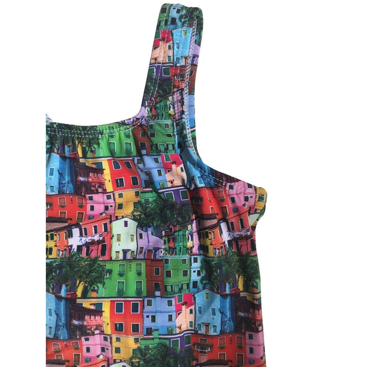 One Piece City Block Swimsuit