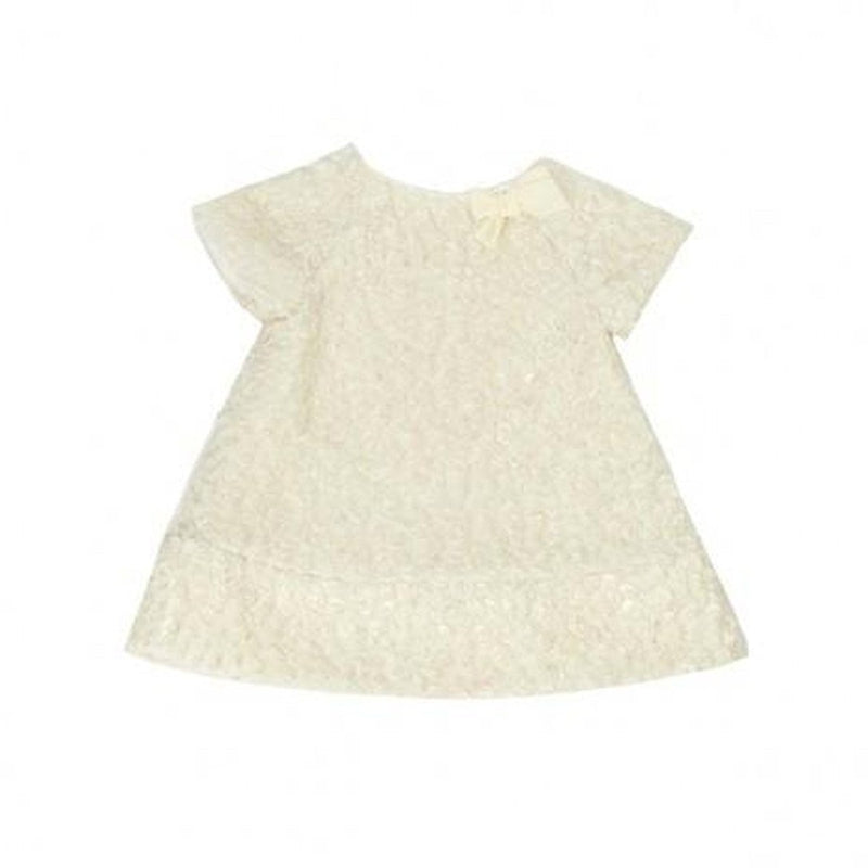 Textured Woven Baby Dress