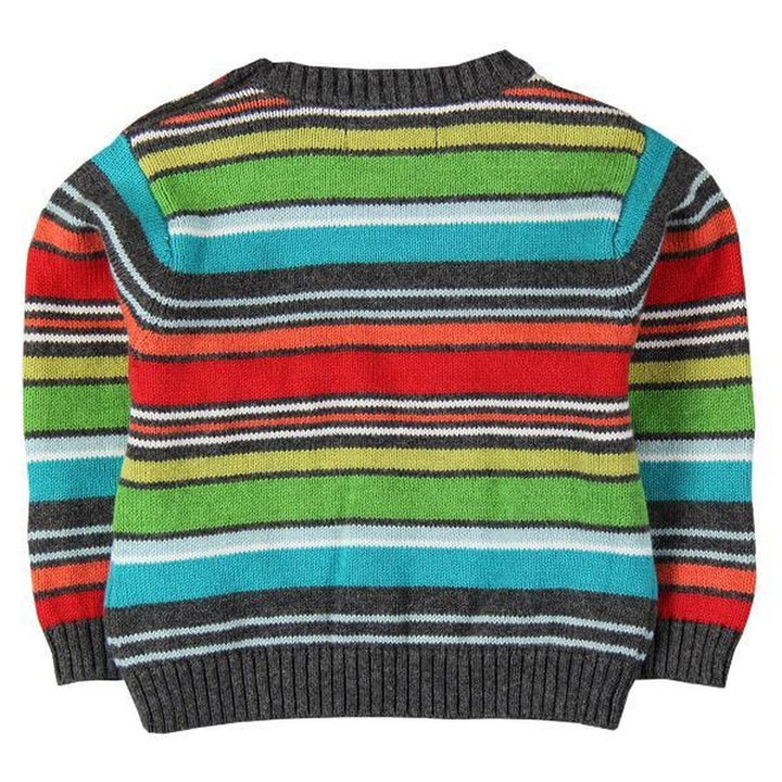 Knitted Striped Crewneck