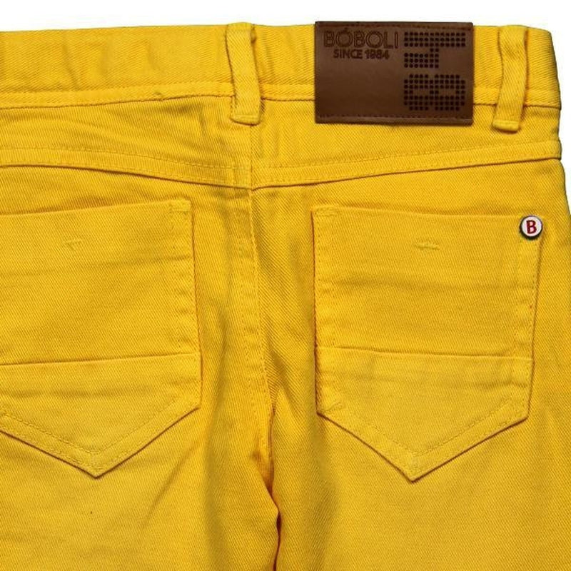 Yellow Denim Trousers