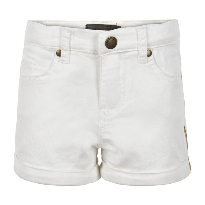 White Denim Shorts