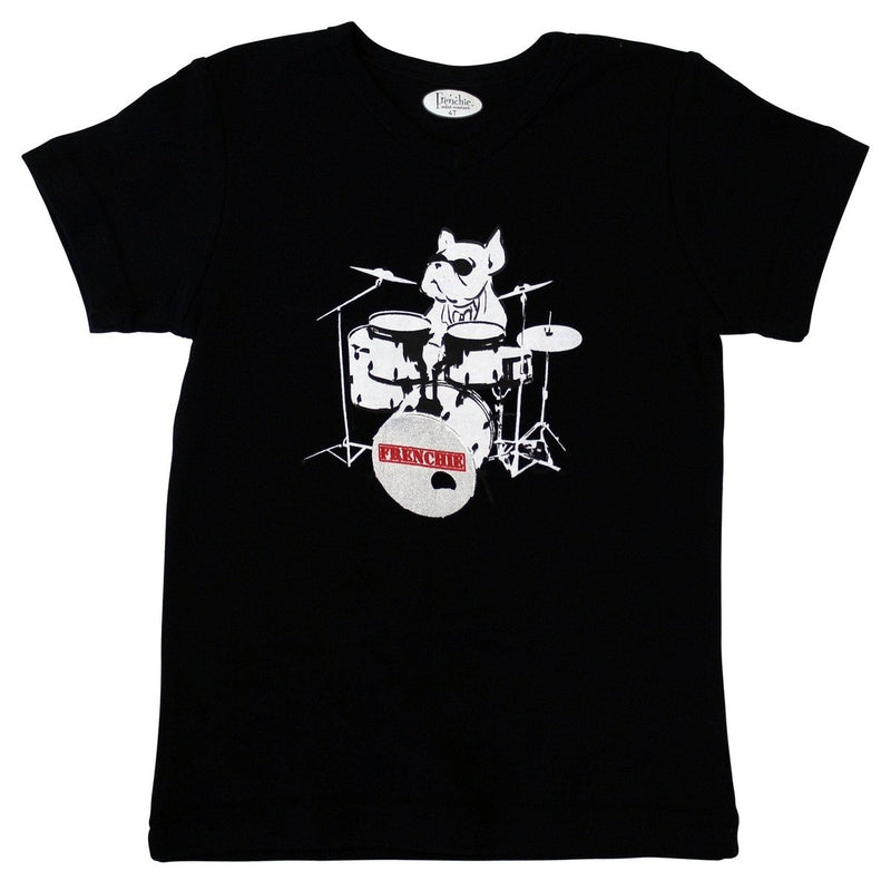 Black Bulldog Drummer T-shirt