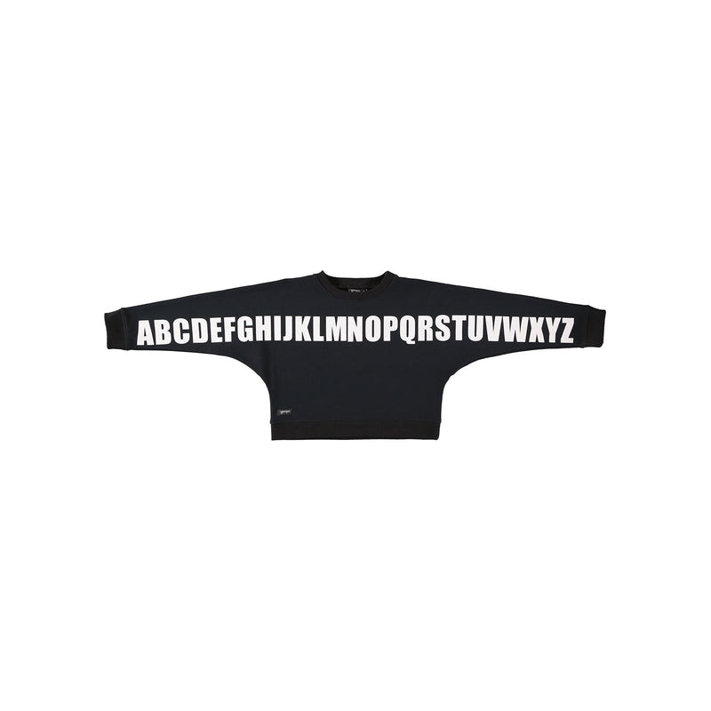 Alphabet Dolman Sweatshirt