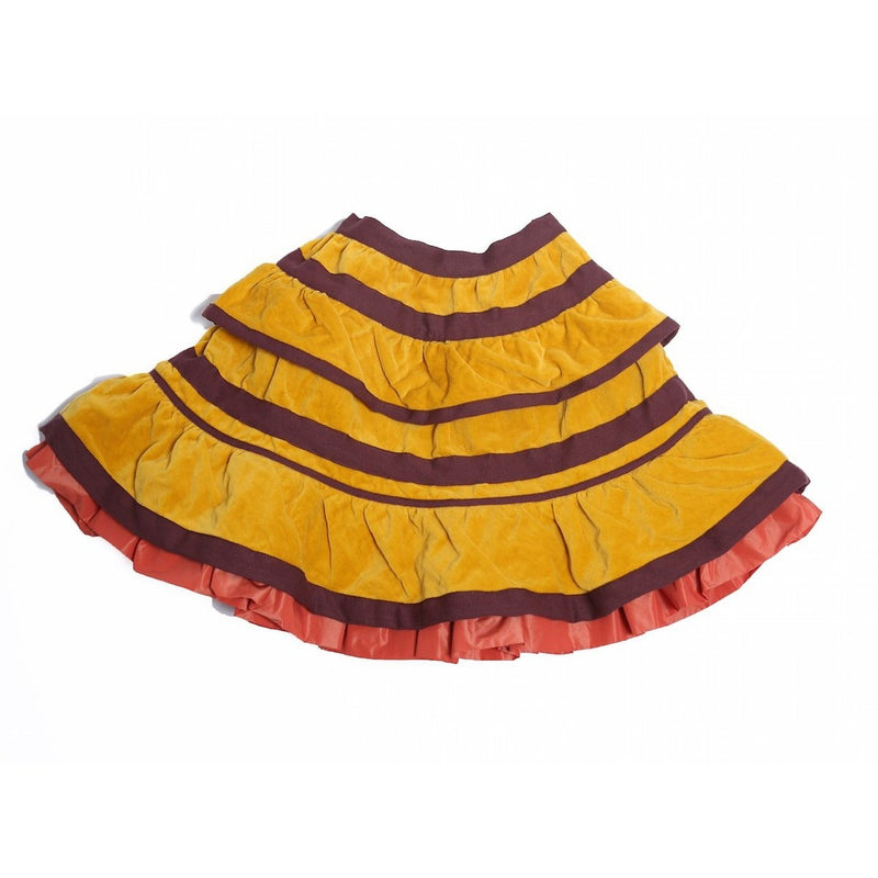 Ribbon Pleated Skirt